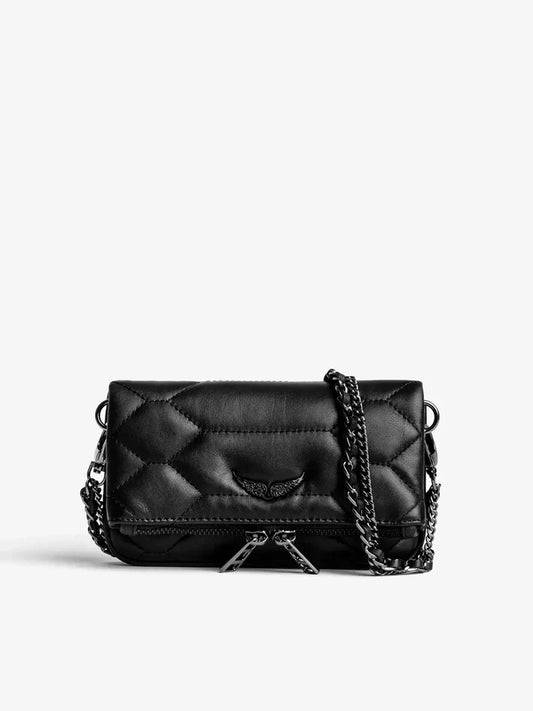Zadig &amp; Voltaire - Women's black quilted rocky bag