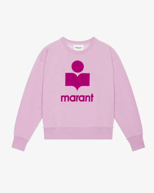 Isabel Marant - Women's pink-lilac logo sweater