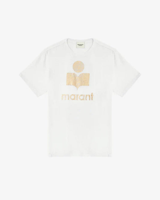 Isabel Marant - white/gold women's t-shirt